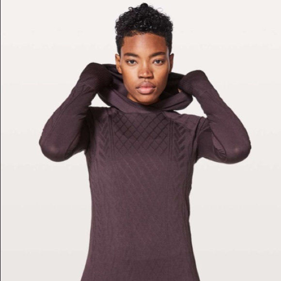 lululemon athletica Tops - Lululemon Rest Less Hoodie
Black Cherry